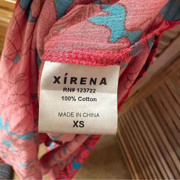 Xirena Cotton Floral Halter Neck Midi Dress size XS - Picture 6 of 7